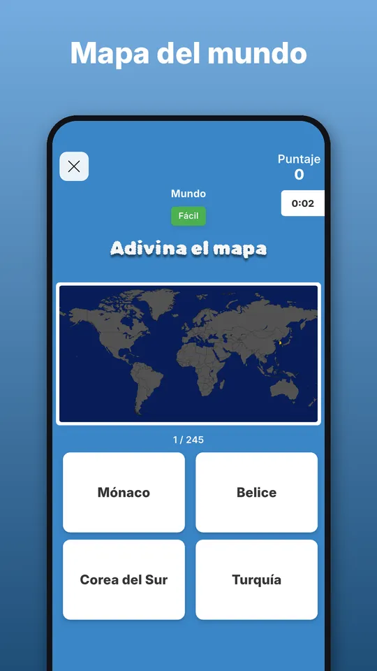 Mapa del mundo