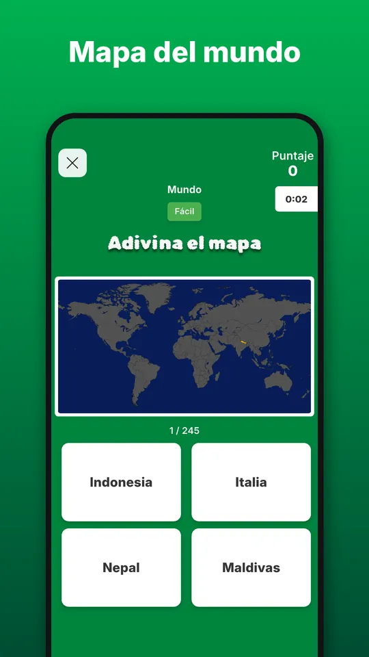 Mapa del mundo