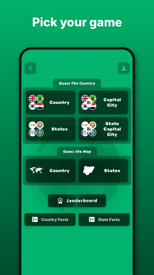 Pick your game